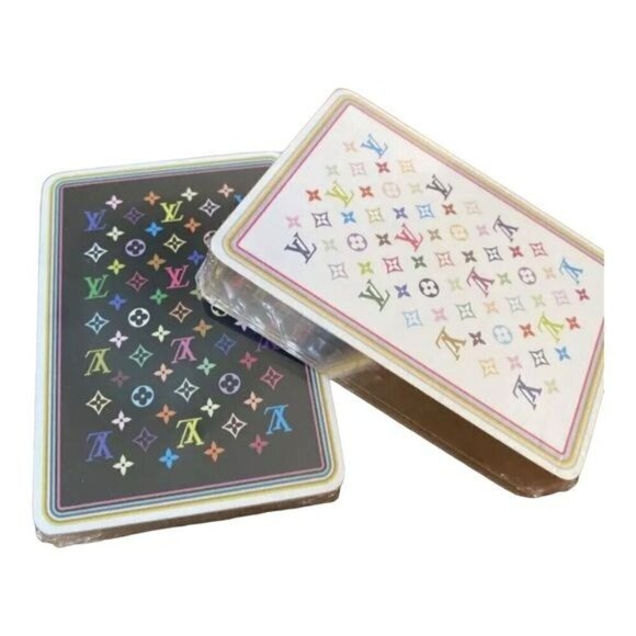 READ! LOUIS VUITTON MULTICOLOR MURAKAMI PLAYING CARDS SOLD INDIVIDUALLY - Picture 2 of 10